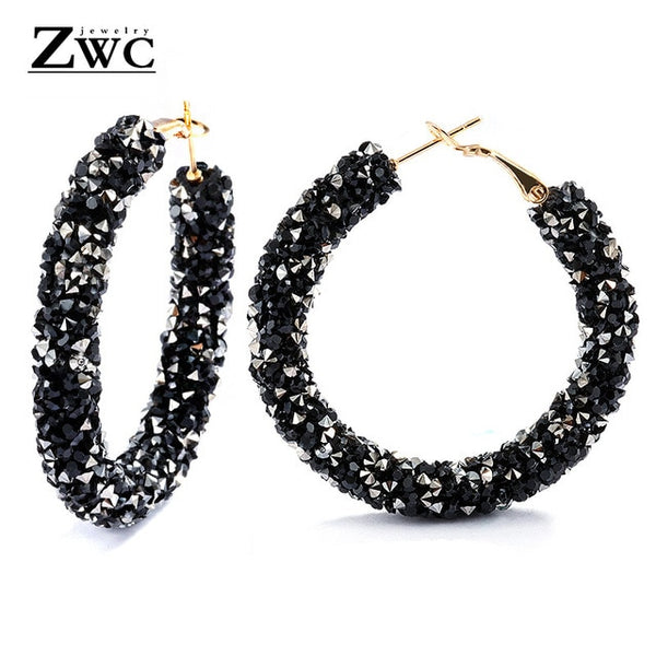 Big Earrings for Women Female Fashion Gold