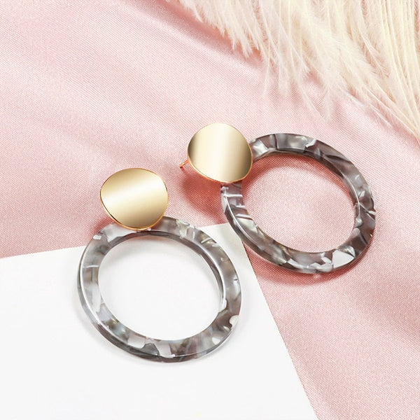 Gold Hanging Dangle Earring