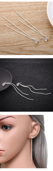 New Silver Plated Dangle Hanging