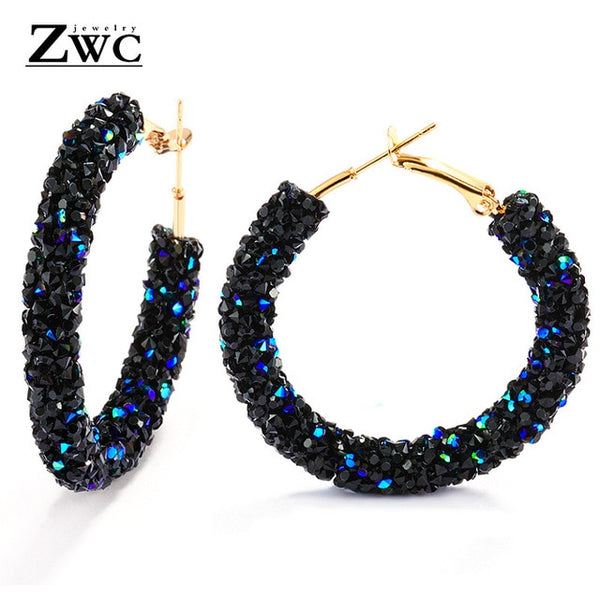 Big Earrings for Women Female Fashion Gold