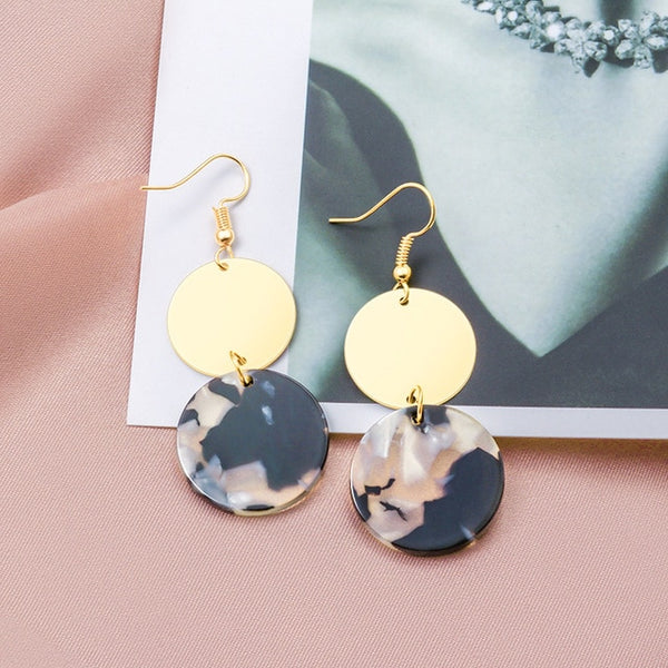 Gold Hanging Dangle Earring