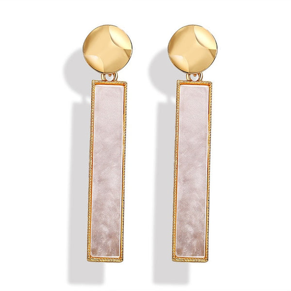 Pearl Sea Shell Earrings For Women Gold Color