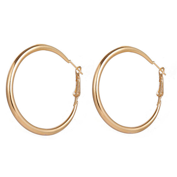 Earrings Gold Drop Earrings For Women Round