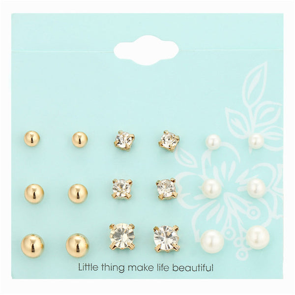 Earrings Gold Drop Earrings For Women Round