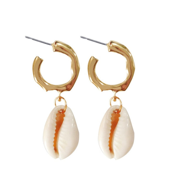 Earrings Gold Drop Earrings For Women Round