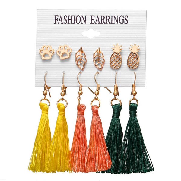 Long Earrings Set For Women