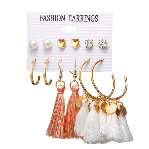 Long Earrings Set For Women