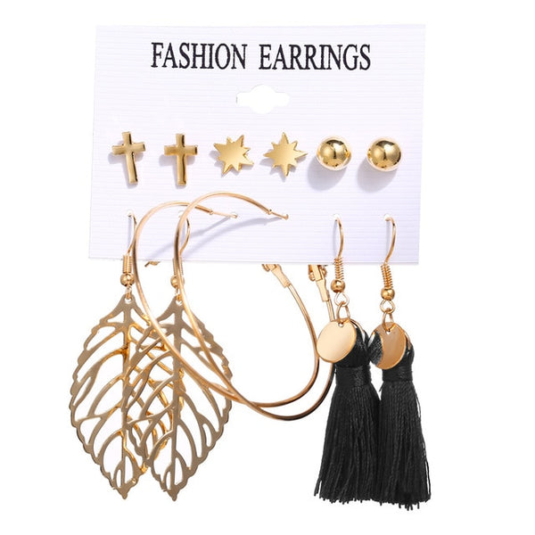 Long Earrings Set For Women