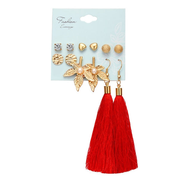 Long Earrings Set For Women