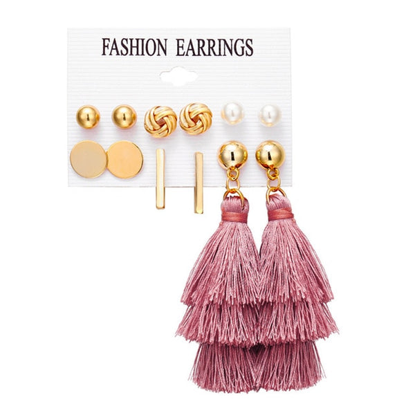 Long Earrings Set For Women