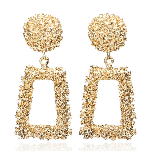 Big Vintage Earrings  gold