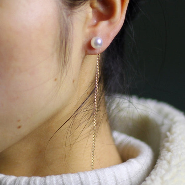 Golden Silver Plated Dangle Hanging Black