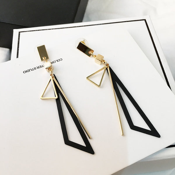 Korean Creative Long Statement Geometric Triangle