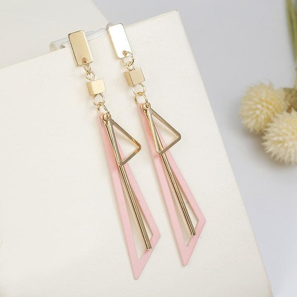 Korean Creative Long Statement Geometric Triangle