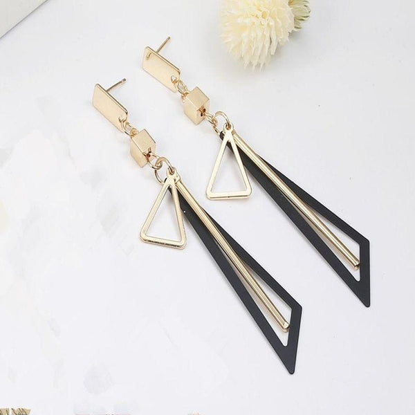 Korean Creative Long Statement Geometric Triangle